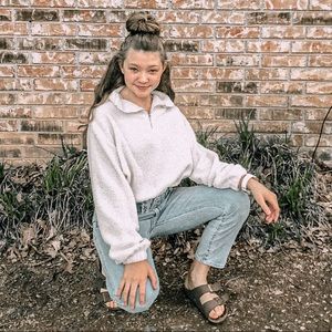 White Teddy Sweatshirt